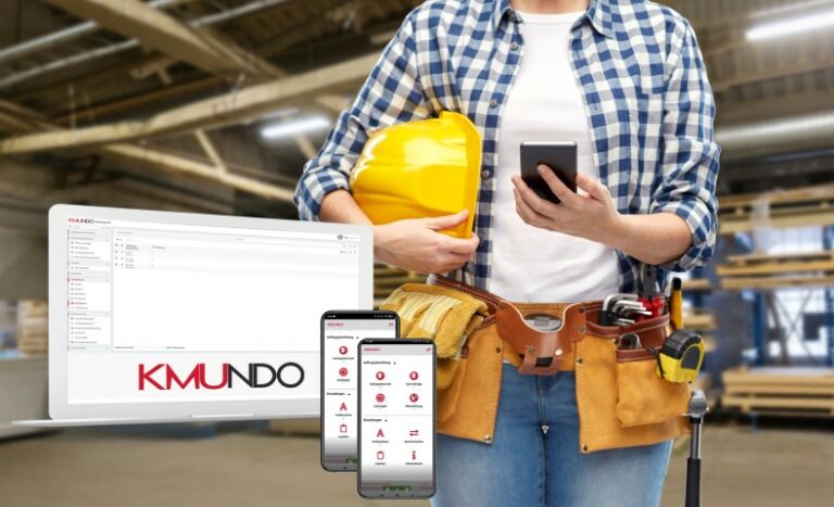 KMUNDO bietet mithilfe von ENGINE4 ein Rundum-Paket für KMU, Lohnunternehmer sowie Selbstständigerwerbende zur mobilen Auftragsabwicklung per App auf Smartphone oder Tablet als White-Label-Lösung.
